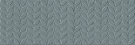 RA6R Плитка Vida Struttura Foglia 3D Azzurro Rett 30x90